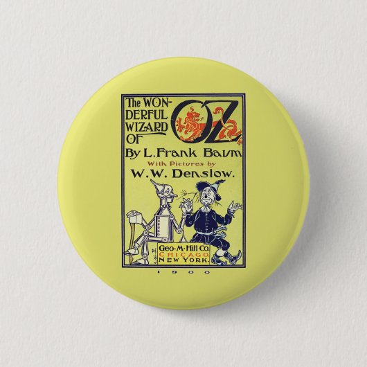 Badge Rond 5 Cm Magicien d'Oz merveilleux (Devant)