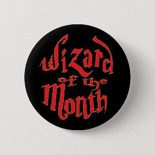 Badge Rond 5 Cm magicien du mois