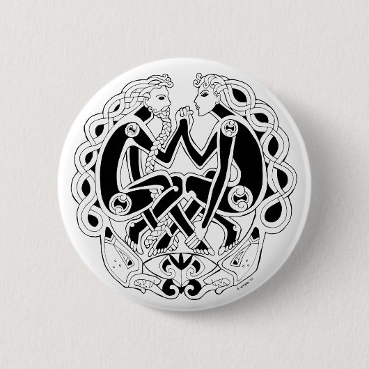 Badge Rond 5 Cm Magick - égalité (Devant)