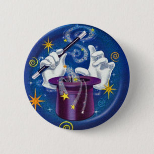 Badge Rond 5 Cm Magie