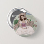 Badge Rond 5 Cm Magie blanche (Devant & derrière)