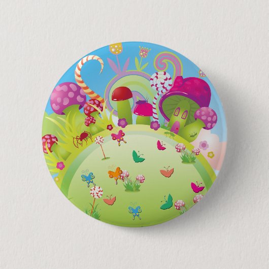 Badge Rond 5 Cm Magie Candyland (Devant)