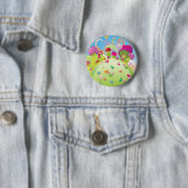Badge Rond 5 Cm Magie Candyland (En situation)