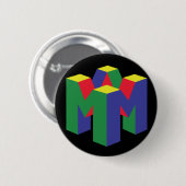 BADGE ROND 5 CM MAGIE MIZZLE (Devant & derrière)