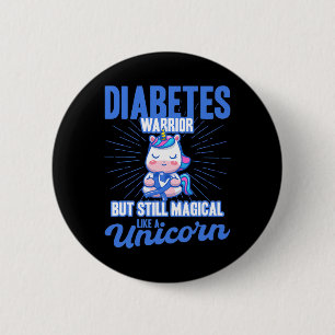 Badge Rond 5 Cm Magique Comme Une Unicorne Sensibilisation Au Diab