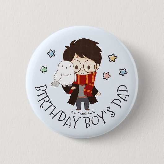 Badge Rond 5 Cm Magique HARRY POTTER™ et Hogwarts (Devant)