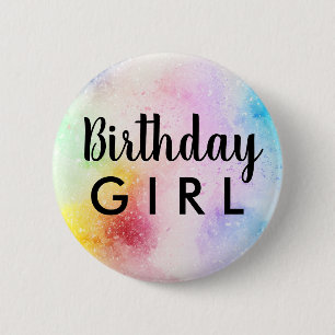 Badge Rond 5 Cm Magique Whimsical Amusement Anniversaire Fête Fill