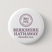 Badge Rond 5 Cm Magnifique Berkshire Hathaway Buttons (Devant)