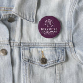 Badge Rond 5 Cm Magnifique Berkshire Hathaway Buttons (En situation)