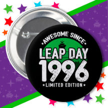 Magnifique depuis 1996 Leap Année Jour Février 29 