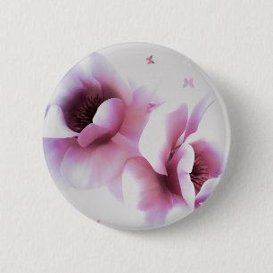 Badge Rond 5 Cm Magnolia