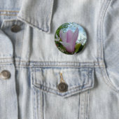 Badge Rond 5 Cm magnolia flower (En situation)