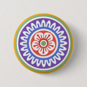 Badge Rond 5 Cm Mah Jongg One Dot 01 Button (Devant)