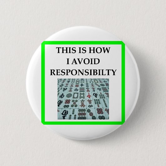 BADGE ROND 5 CM MAHJOMG (Devant)