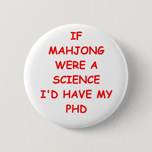 Badge Rond 5 Cm mahjong (Devant)