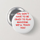 Badge Rond 5 Cm mahjong (Devant & derrière)