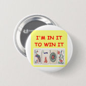 Badge Rond 5 Cm mahjong (Devant & derrière)