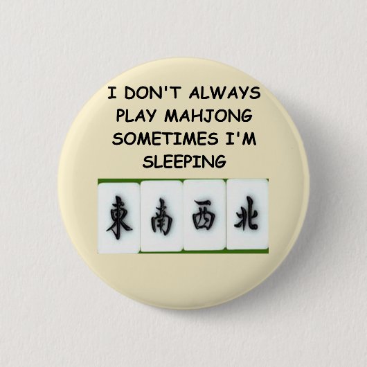 Badge Rond 5 Cm mahjong (Devant)