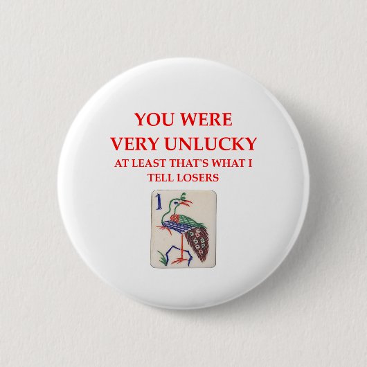 Badge Rond 5 Cm mahjong (Devant)