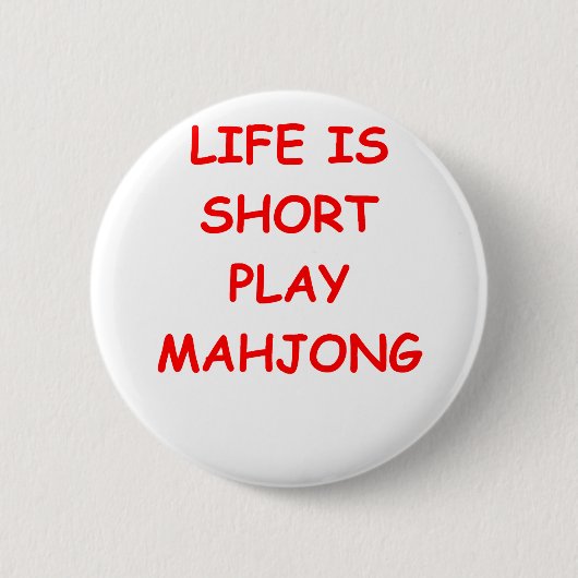 Badge Rond 5 Cm mahjong (Devant)