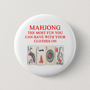 BADGE ROND 5 CM MAHJONG