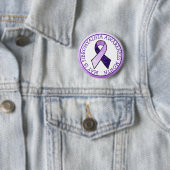 Badge Rond 5 Cm Mai est Fibromyalgia Butterfly Awareness Mois (En situation)