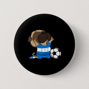 Badge Rond 5 Cm Maillot de fans de football hondurien pour chien P