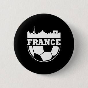 Badge Rond 5 Cm Maillot de football vintage France Cadeau pour jou