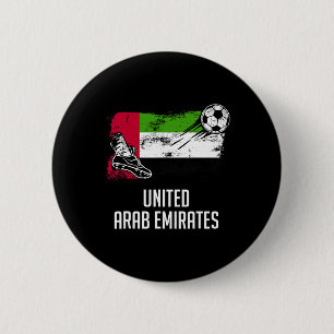 Badge Rond 5 Cm Maillot de la sélection de football des Émirats ar