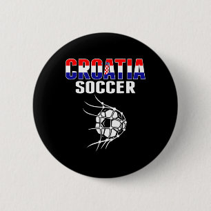 Badge Rond 5 Cm Maillot de supporters de football croate - Souteni