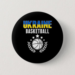 Badge Rond 5 Cm Maillot des Amoureux de l'Ukraine Sketll - Sportif