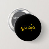Badge Rond 5 Cm Maillot Drapeau Australie (Devant & derrière)