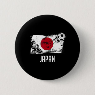 Badge Rond 5 Cm Maillot drapeau japonais Équipe de football japona