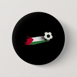Badge Rond 5 Cm Maillot Drapeau Palestine Équipe De Football Pales