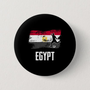 Badge Rond 5 Cm Maillot du drapeau égyptien Équipe de football égy