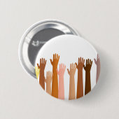 Badge Rond 5 Cm Mains augmentées (Devant & derrière)