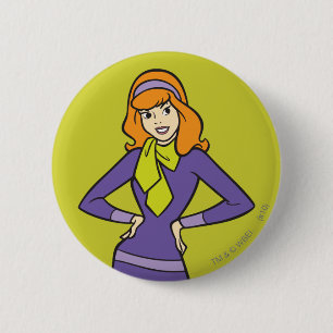 Badge Rond 5 Cm Mains de Daphne sur des hanches