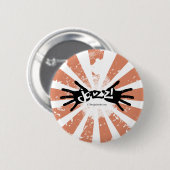 Badge Rond 5 Cm Mains de jazz - bouton (Devant & derrière)