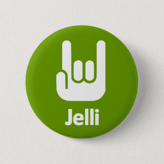 Badge Rond 5 Cm Mains de roche de Jelli