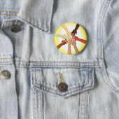 Badge Rond 5 Cm Mains diverses (En situation)