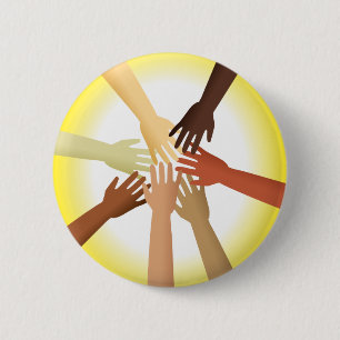 Badge Rond 5 Cm Mains diverses