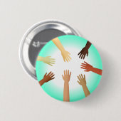 Badge Rond 5 Cm Mains diverses (Devant & derrière)