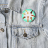 Badge Rond 5 Cm Mains diverses (En situation)