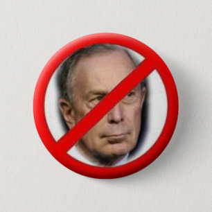 Badge Rond 5 Cm Maire Anti-Bloomberg Pin de 2009 NY