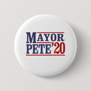 BADGE ROND 5 CM MAIRE PETER '20