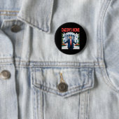 Badge Rond 5 Cm Maison Blanche de Trump Daddy (En situation)