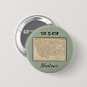 Badge Rond 5 Cm Maison du Montana (Devant & derrière)