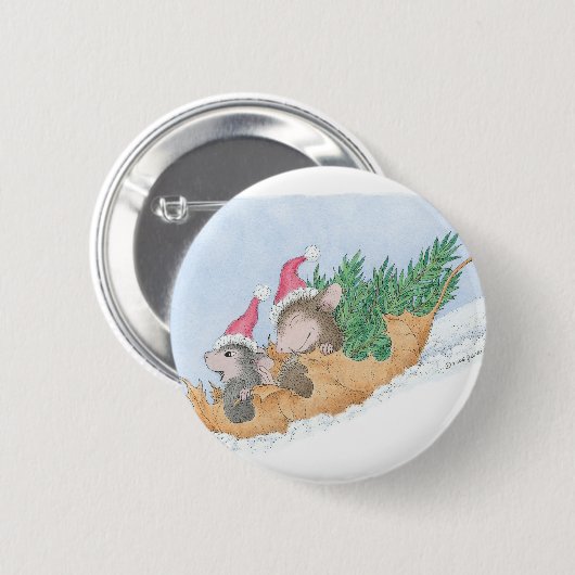 Badge Rond 5 Cm Maison-Souris Designs® (Devant & derrière)