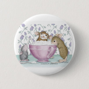 Badge Rond 5 Cm Maison-Souris Designs® - goupilles