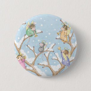 Badge Rond 5 Cm Maison-Souris Designs® - goupilles